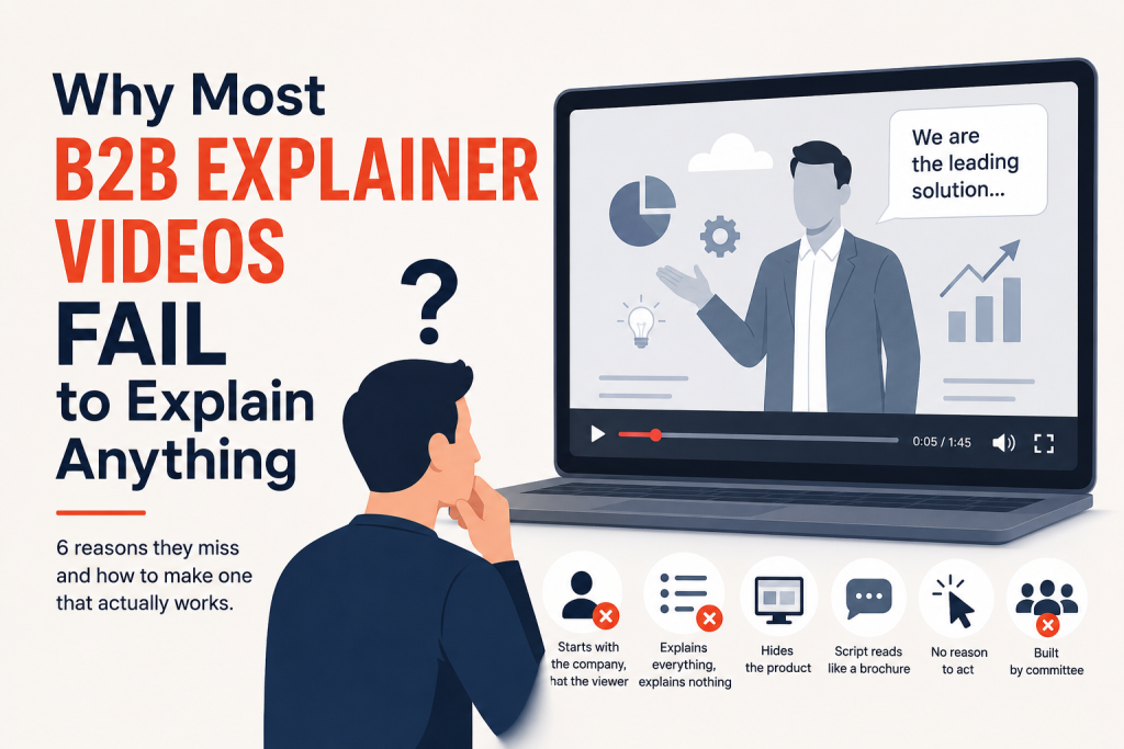 Why Most B2B Explainer Videos Fail to Explain Anything